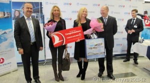 Turkish Airlines встретила своего полумиллионного клиента в Москве