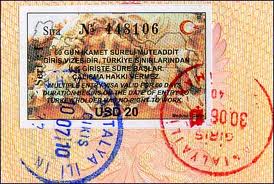 Туристическая виза в Турцию